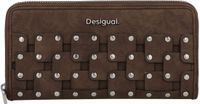 Desigual New Patch Fiona Long Wallet Chocolate donkerbruin