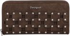 Desigual New Patch Fiona Long Wallet Chocolate donkerbruin