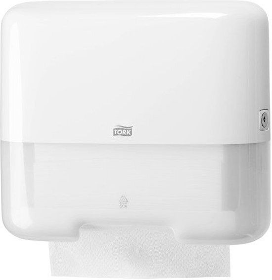 Tork Z-vouw/C-vouw Mini Handdoek Dispenser Kunststof Wit H3
