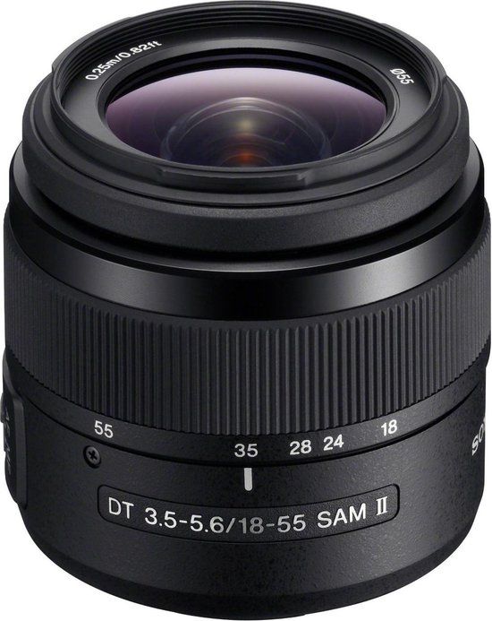 Sony SAL DT 18-55mm F3.5-5.6 SAM II - Zoom Lens for Sony Alpha Cameras