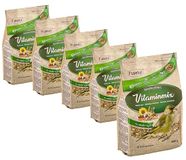 Fidelio Wildvogelvoer, vitamine-mix, voer voor het hele jaar eiwitrijk/energierijk, hoogwaardig vogelvoer voor wilde vogels, 5 x 900 g (4,5 kg)