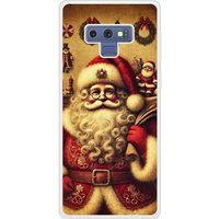Samsung Galaxy Note 9 Bedrukt siliconen hoesje pere noel vintage