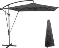 Outsunny Terrasparasol met zijpaal