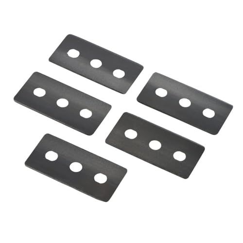 Xavax Reservemesjes (voor keramische kookplaten, 5 reservemesjes voor glazen schrapers voor kookplaten) brons/grijs