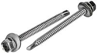 Index ABE166380 schroefboor DIN 7504-K verzinkt met sluitring P-16 EPDM 6,3 x 80