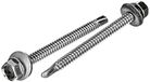 Index ABE166380 schroefboor DIN 7504-K verzinkt met sluitring P-16 EPDM 6,3 x 80