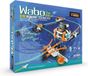 Construct and create Wabo-Bjorn the Robot - Experimenteerset - Gyro Monorail - 9.3x9.3x8.7cm - DIY Bouwpakket - STEM Speelgoed