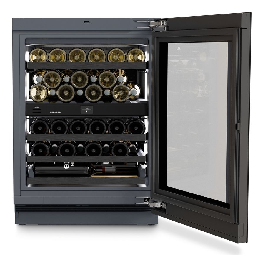 Liebherr UWgbi 3782 Vinidor - Onderbouw Wijnkoeler - 32 Flessen - Zwart