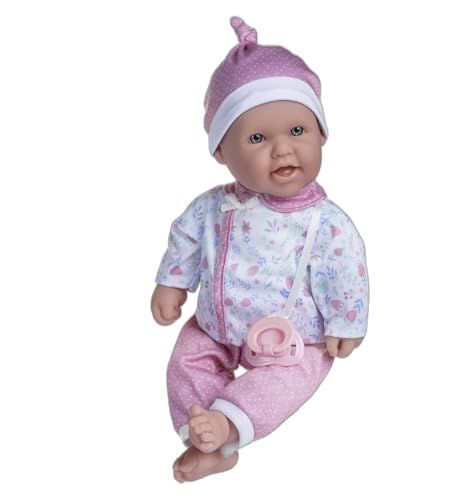 JC Toys La Babypop - 40 cm - Zacht en wasbaar - Roze - 12 maanden+