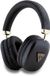 GUESS PU Leather 4G Triangle Logo Headphone - Geschikt voor Bluetooth Smartphones - Zwart