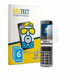 BROTECT - Screenprotector voor bea-fon SL645 - Folie Beschermfolie matte 6 Stuks