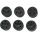 TRU COMPONENTS TC-10820760 TC-MH9-3A203 Meervoudig dicht-inzetstuk M12 3 x 1.6 - 2.6 mm Rubber Zwart 50 stuk(s)