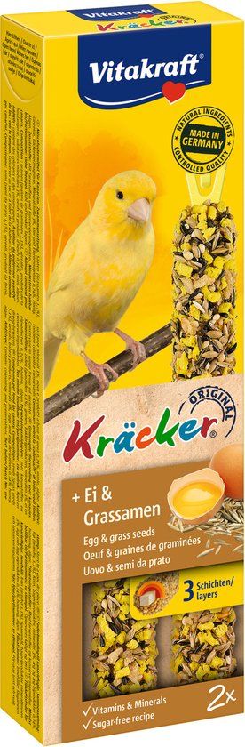 VITAKRAFT Kanarie Kracker Ei - Vogelsnack 2 in 1 (10x)