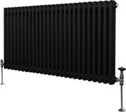 MonsterShop Monster Group BV 2-kolomsradiator - zwart - 600x1192 mm