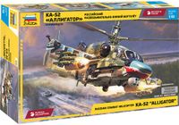 Zvezda Maquette Véhicules militaires - 4830 Russian Combat KA-52 -Alligator- Hélicoptère d'attaque Plastique - 1:48 - Maquette