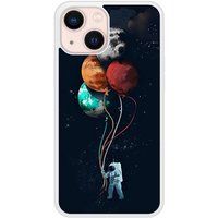 Cosmonaute aux ballons Verstevigd hoesje met sublimatie bedrukking, compatibel met Apple iPhone 13