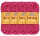 Fil de polyester pour éponge vaisselle, 4 pelotes de 50g, couleur palissandre – Fil éponge pour la vaisselle