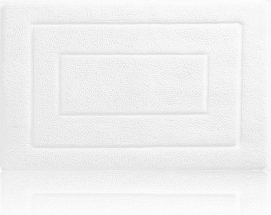 MAESON Badmat - 50x80 cm - Wit - Antislip - Polyester