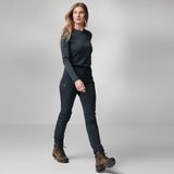 Fjallraven Abisko Winter Stretch Dames Wandelbroek Black 46/R