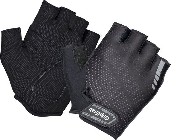 GripGrab Rouleur Padded - Zomer Fietshandschoenen - Zwart - Maat M