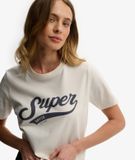 Superdry Varsity Script T-shirt Dames