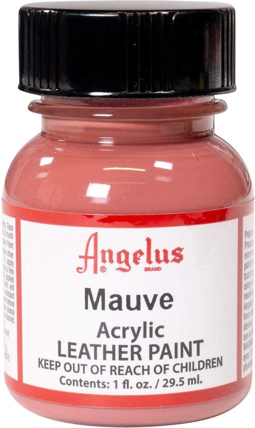 Angelus Leather Acrylic Paint - textielverf voor leren stoffen - acrylbasis - Mauve - 29,5ml