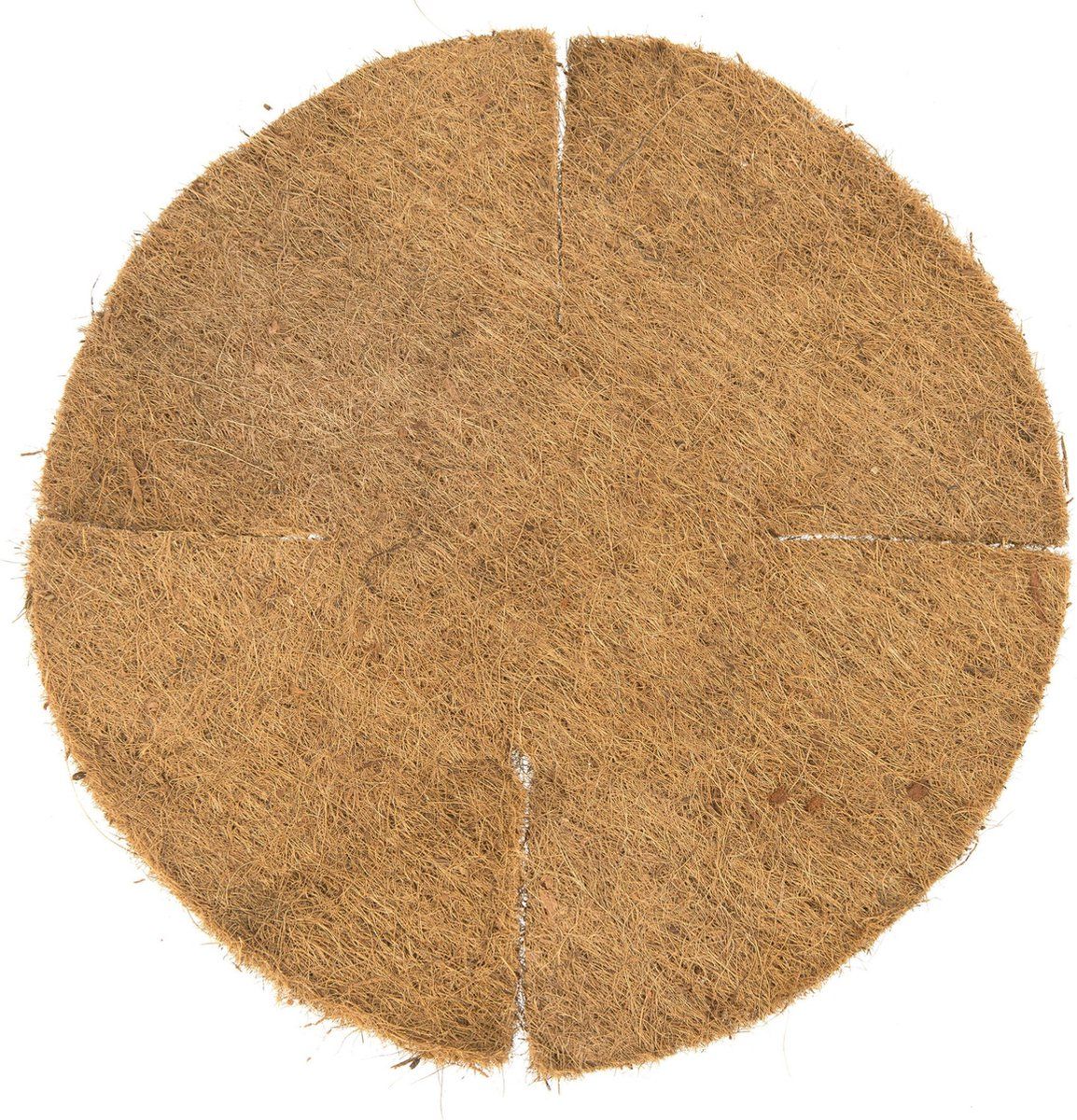Nature Kokosinlegvel voor hanging basket plat met waterkering dia. 40 cm voor dia. 25 cm basket