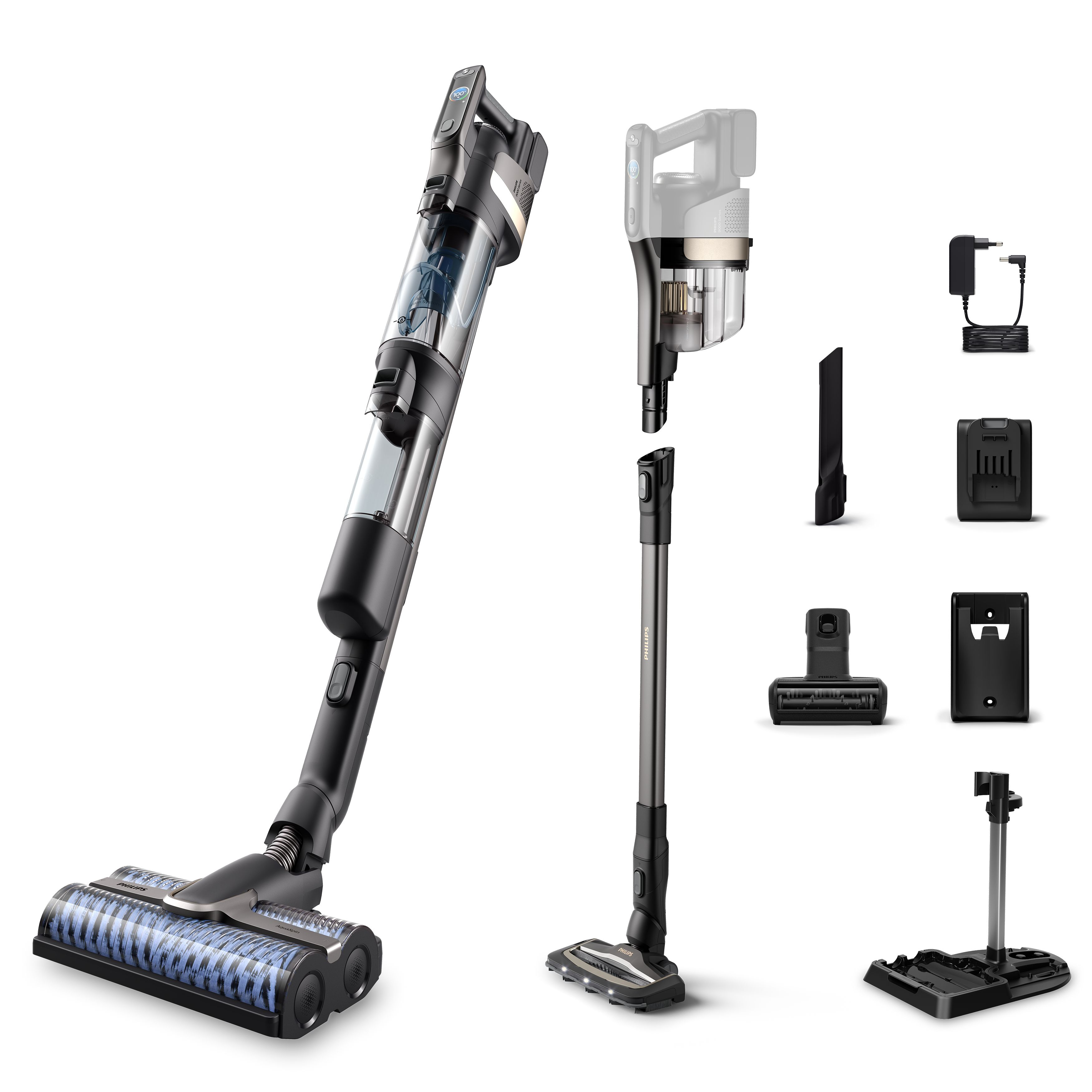 Philips AquaTrio Cordless XW9383 Snoerloze Wet &amp; Dry-stofzuiger - Refurbished