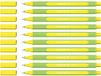Schneider Fineliner Line-Up, 0,4 mm, neon-geel, verpakking van 10
