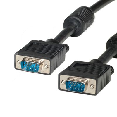 ROLINE 6m HD15 kabel zwart