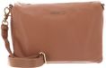 Mandarina Duck Mellow Leather Sac bandoulière Pecan Nut Marron clair