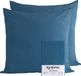 Komfortec Set van 2 Premium Jersey Kussenslopen 80x80 cm - Blauw
