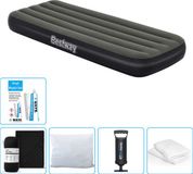 Bestway Luchtbed - 1-Persoons - 76 x 185 x 25 cm - Grijs