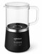 Safecourt Kitchen MF700-BK Electric Milk Frother - 500ml Glass Carafe, PFAS-Free, Dishwasher Safe - Black