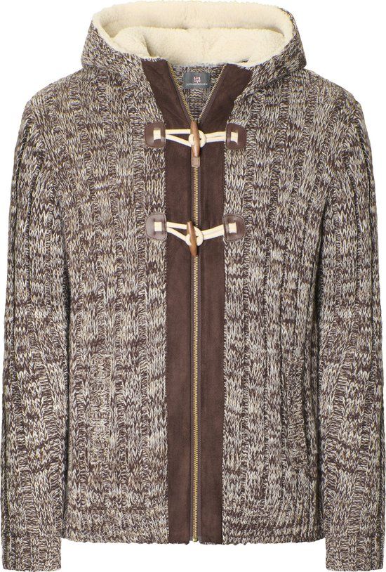 Jan Vanderstorm heren Outdoorvest - 64/66 - olijfgroen - Plus Size