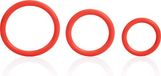 CalExotics Tri-Rings Cockring Rood