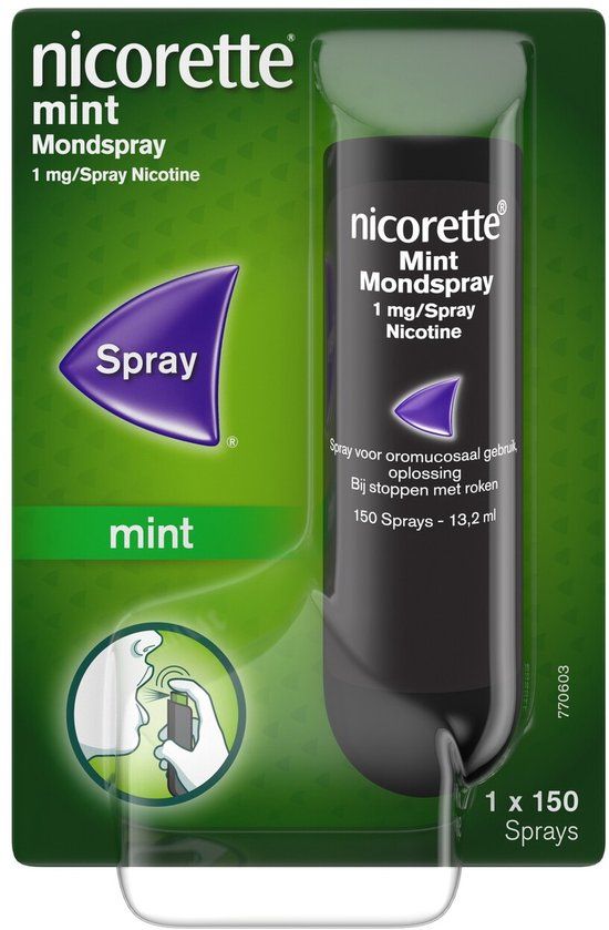 Nicorette Mondspray 1mg Mint - 3574661522067
