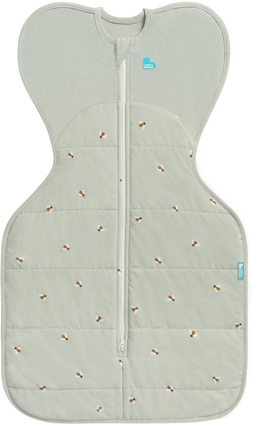Love to Dream™ Swaddle Up™ Baby Sleeping Bag - 0-3 Months - 3.5-6 kg - Winter - 2.5 TOG - Olive Bees