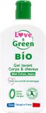 Love & Green Biologische Haar- en Lichaamswas 500 ml
