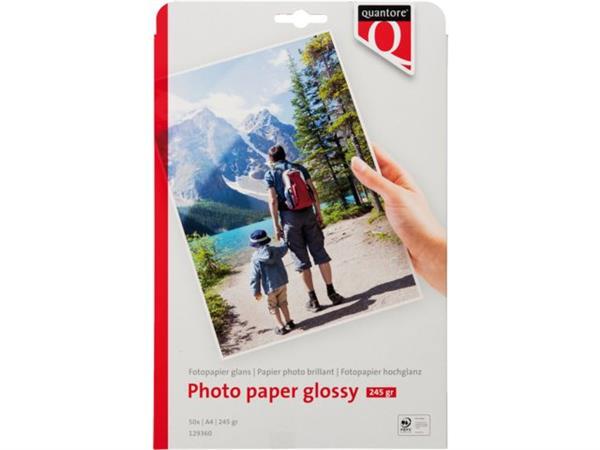 Quantore Photopaper A4 245Gr Glossy / 50 Vel