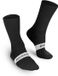 BIORACER - Chaussettes de vélo été - Unisexe - Noir - Respirant & Léger - Taille 39-41