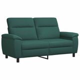 vidaXL Bank Donkergroen Stof 178 x 90 x 95 cm