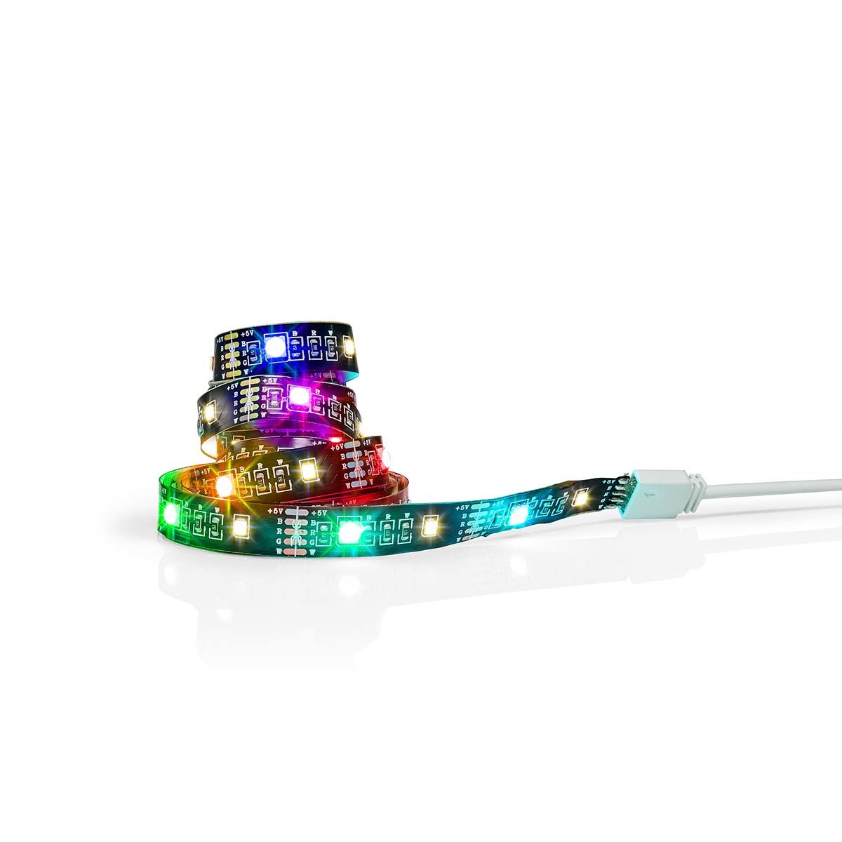 Nedis SmartLife LED Strip - Bluetooth - RGB / Warm Wit - 2.00 m - 2700 K - 380 lm - Android / IOS