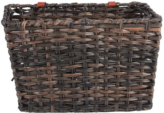Volare Grote Gevlochten Rieten Fietsmand - Bruin - Voor Kinderfiets - 30.7L