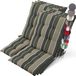 Beautissu Sun-NL Set van 7 Kussens lage rugleuning 100x50 cm groen gestreept