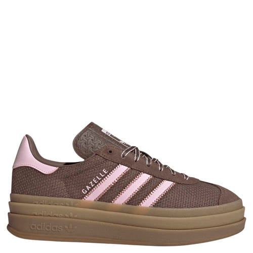 adidas Originals Gazelle Bold sneakers bruin/roze
