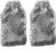 Cepewa Gmbh Bouillotte - 2x - 2L - Argent/Gris - Avec Housse Peluche