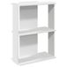 vidaXL Bibliothèque 3 étagères 60x30x80 cm bois de particules blanc