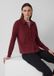 s.Oliver Elastische jersey blouse met lange mouwen voor dames bordeaux