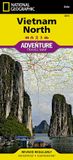 Vietnam, National Geographic Adventure Travel Map Vietnam North